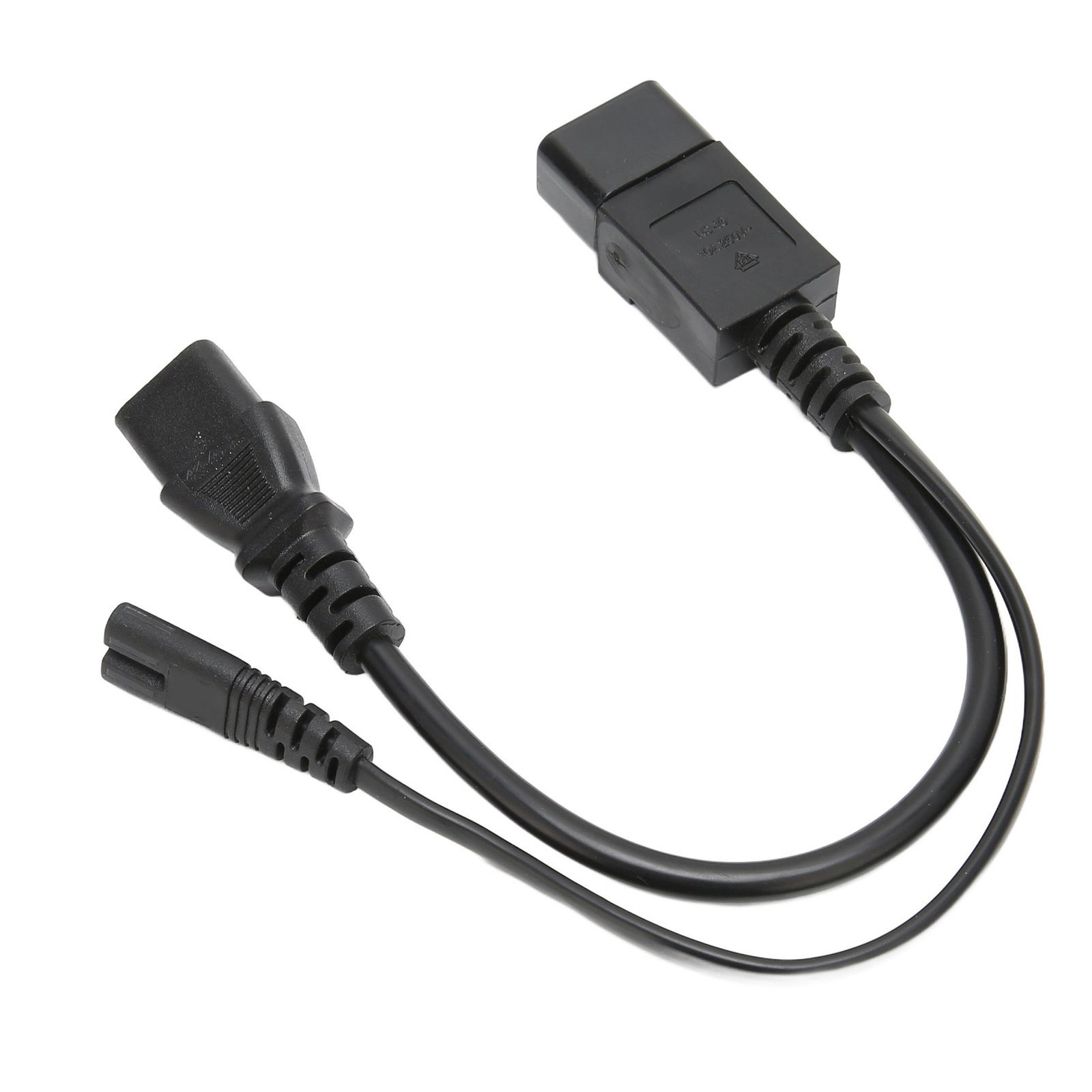 Cocosity IEC320 C14 naar C13 C7 Y-verdelerkabel, 10A stroomkabel