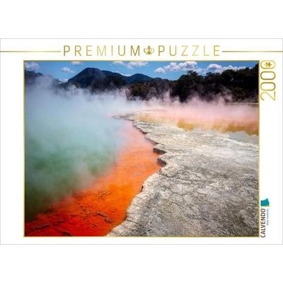 CALVENDO Puzzle Champagne Pool, Wai-O-Tapu | 2000 Teile Lege-Größe 90x67cm Foto-Puzzle für glückliche Stunden