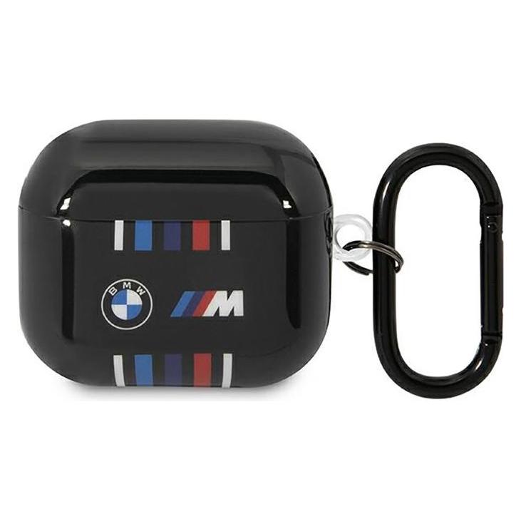 BMW BMA322SWTK AirPods 3 gen cover czarny/black Multiple Colored Lines (Kopfhörer Hülle) (BMW000622-0)