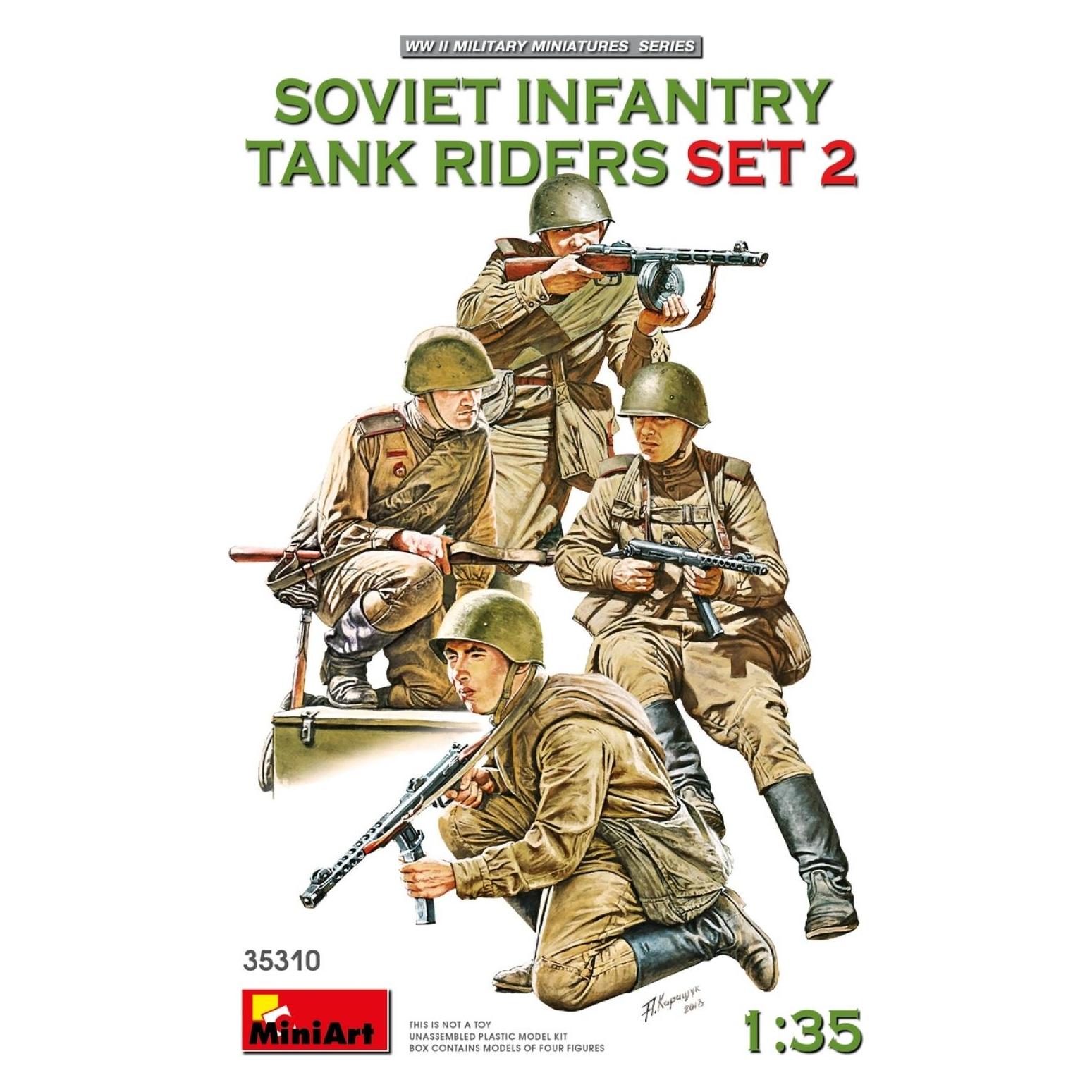 Mini art Soviet Infantry Tank Riders Set 2 (35310)