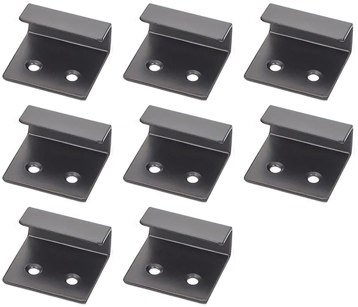 Dailygoods Tegelhangerbeugel 8 stuks - Roestvrij staal - Wandhaak