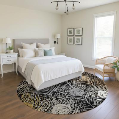 Addison Rugs Premium Washable Super Soft Peacock Feathers Mayfield Rug