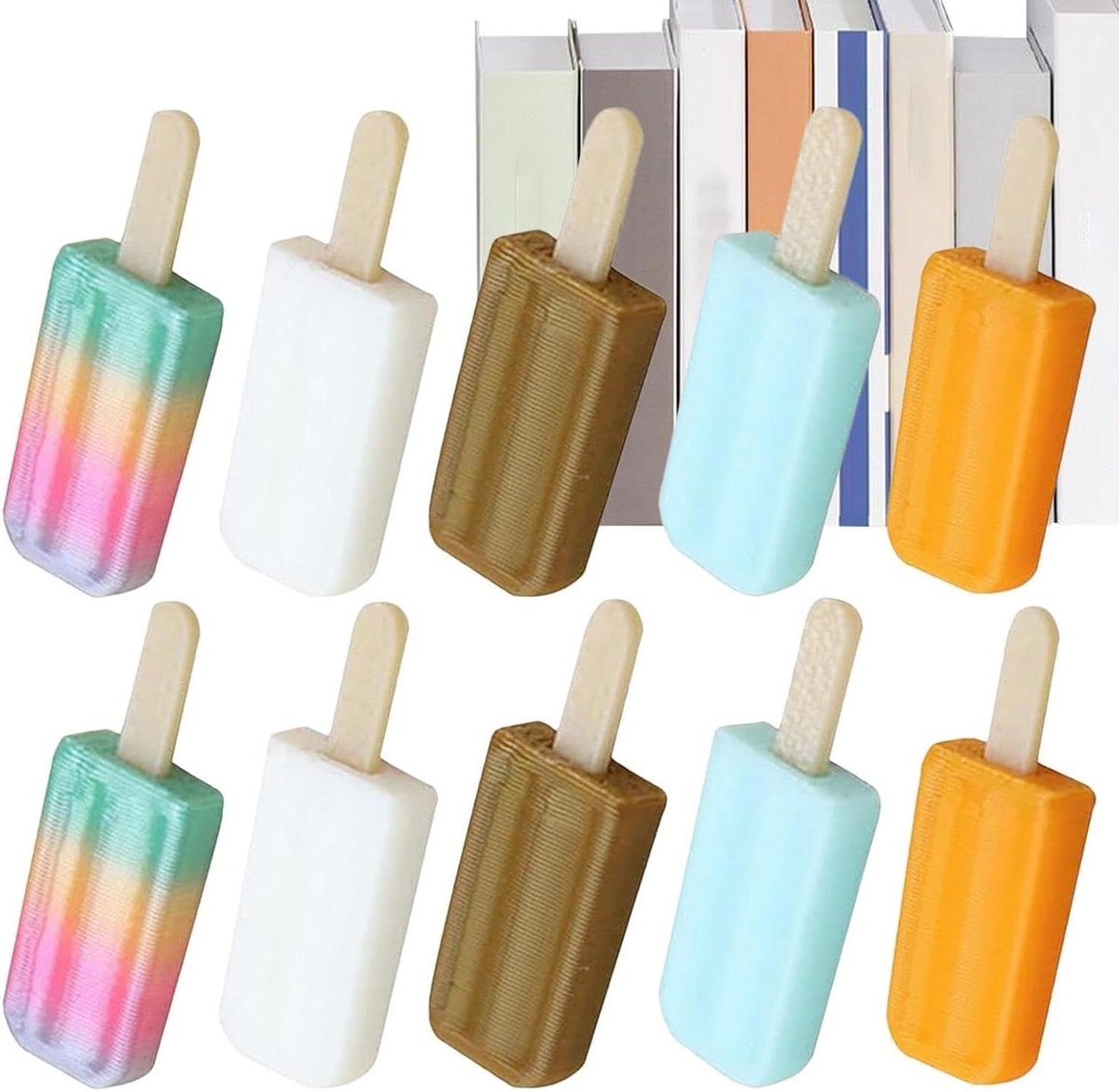 Set van 10 gedetailleerde miniatuur dessert figuren voor tabletop decoratie