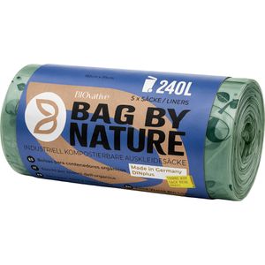 BIOvative Müllsäcke PRODUCTS, 240 Liter, Bio-Müllsäcke, stark, grün, 5 Stück