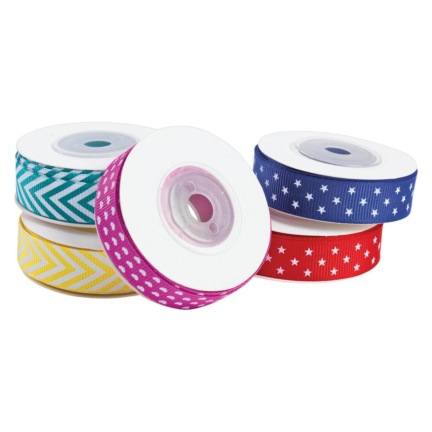 Colorations Band mit Mustern, 5er-Set (0.08 m) (44429039)