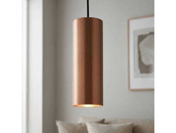 Wever & Ducré Lighting Hängelampe Ray, dimmbar, kupfer, für Wohn- / Esszimmer, Aluminium, Modern, Pendelleuchte