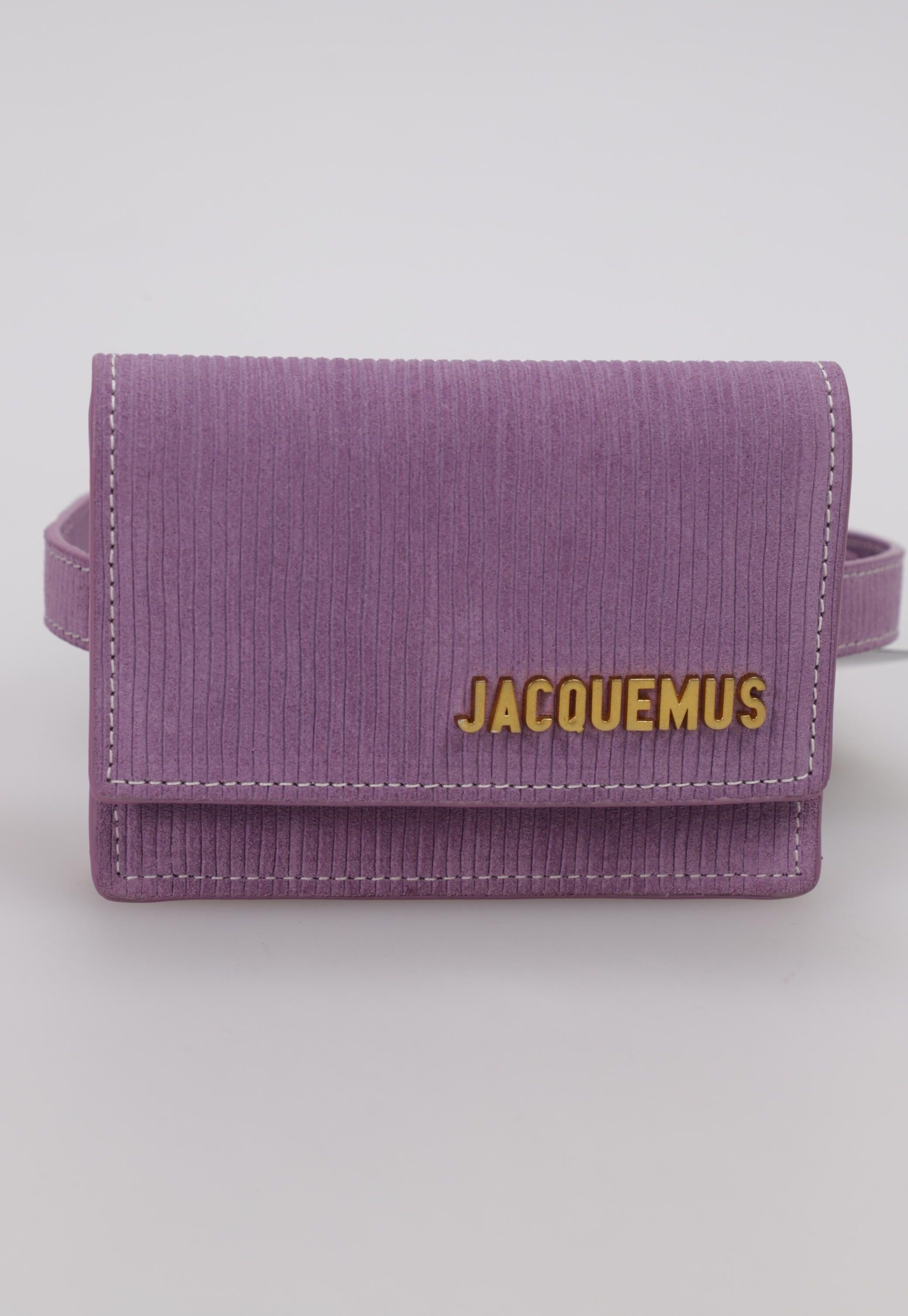 Jacquemus Damen Handtasche klein Leder, Lila, Leder / kein / Etikett - Second Hand