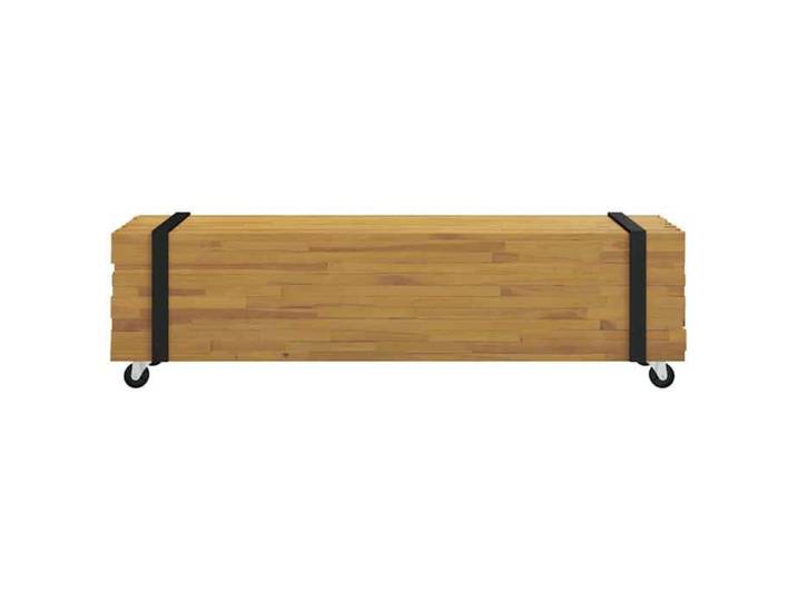 Cabinet TV - Marron - Meuble TV pour Télévision - 1 PC - Marron 110x30x30 cm Bois de teck massif T468