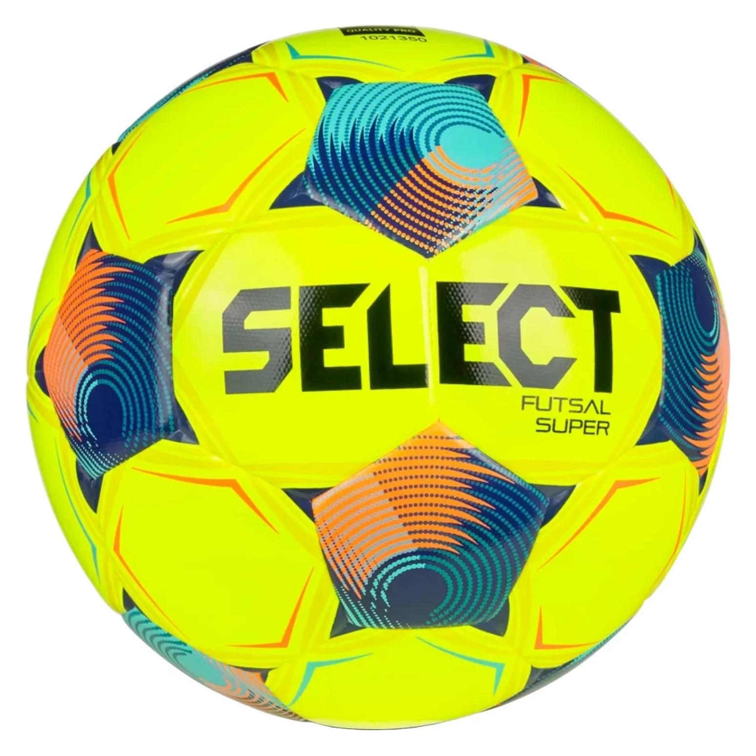 Select Piłka nożna FB Futsal Super v26 FIFA Quality Pro żółto-niebieska 1021350 300006 4 (162177 4)
