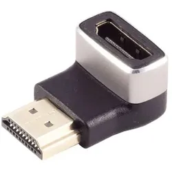 shiverpeaks HDMI-A Adapter 90° Winkel unten 8K Metall