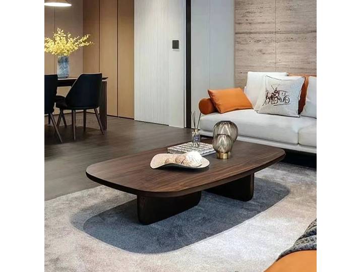 Tables basses minimalistes nordiques, décor de luxe, design moderne, meubles de maison en bois, Glam