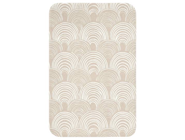 WC-VORLEGER Wellen - Textur - Beige WC Teppich 40x60 cm