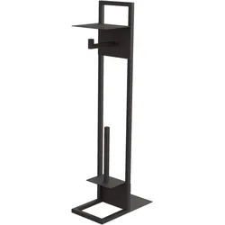 Neuesbad für WC Papier zur Standmontage und Zubehör, Schwarz NB1DEADMN2421