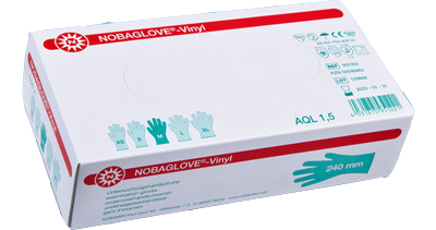 NOBAMED Paul Danz AG NOBAGLOVE Vinyl Unt.Handschuhe puderfrei Gr.M 100 St 00598463