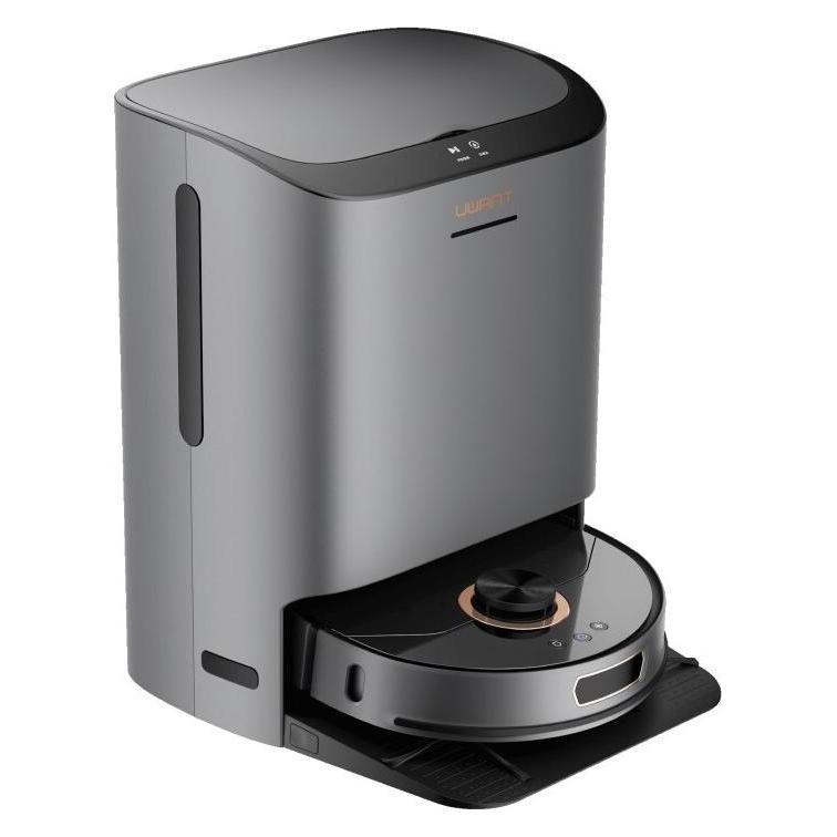 Uwant U200 Pro Robot Vacuum Cleaner with Mop Function + Charging/Cleaning Station - Gray (5000 Pa, Wischtuch) (U200 pro)