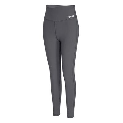 Leggings YEAZ "Leggings VIBRANT", Damen, Gr. S, US, grau, Obermaterial: 87% Nylon NY. 13% Elasthan EL., Hosen Leggings