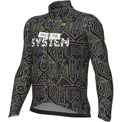 Alé, Herren, Velotrikot, System (XXL), Mehrfarbig, Schwarz, Grau, XXL