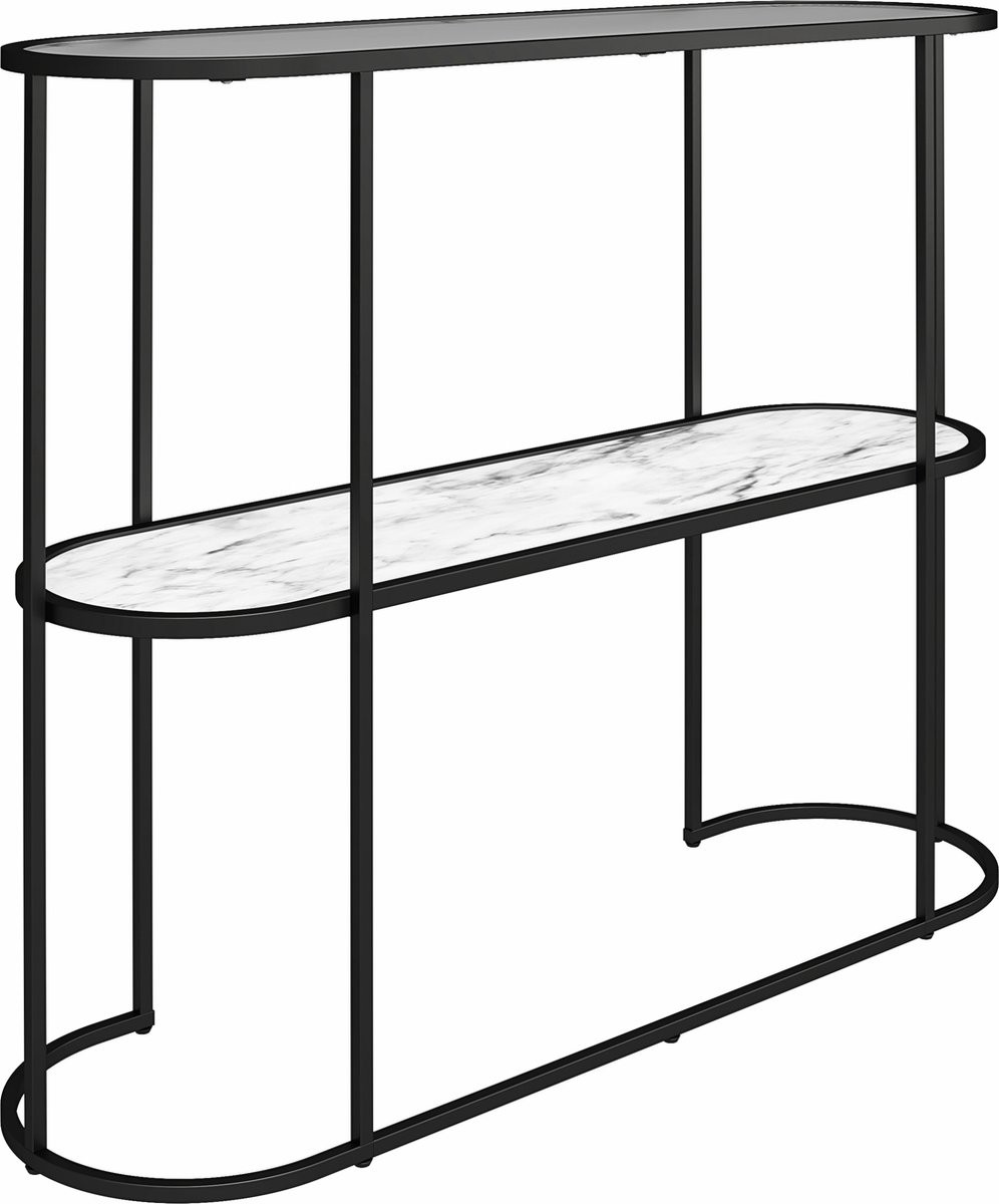 Notio Living Moon-Phases Consoletafel - Wit Marmerlook