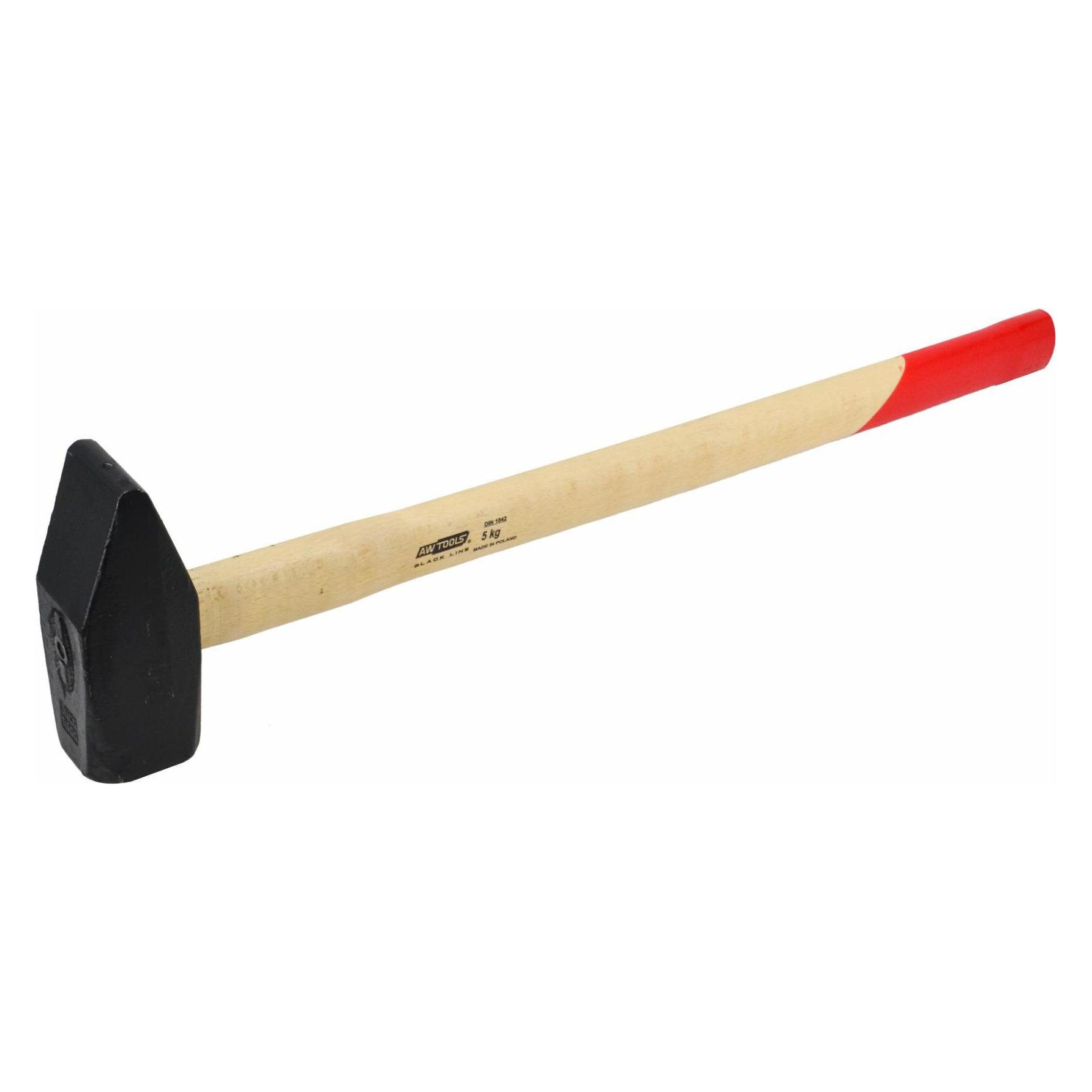 Awtools Młotek Kowalski 5,0 kg Trzonek Drewniany Black Line (5000 g) (795098)