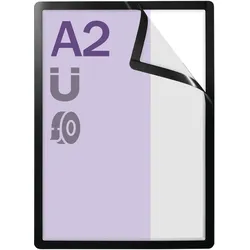 Magnetrahmen A2, selbstklebend schwarz, Hart-PVC