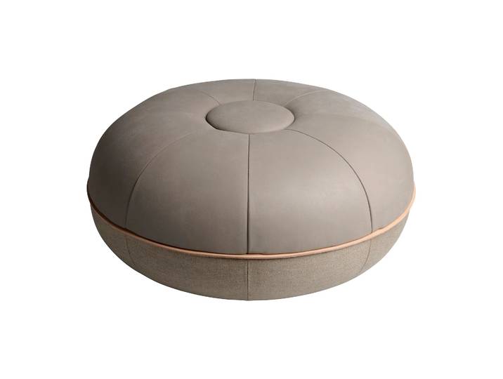 Fritz Hansen Pouf Sitzkissen small Light grey