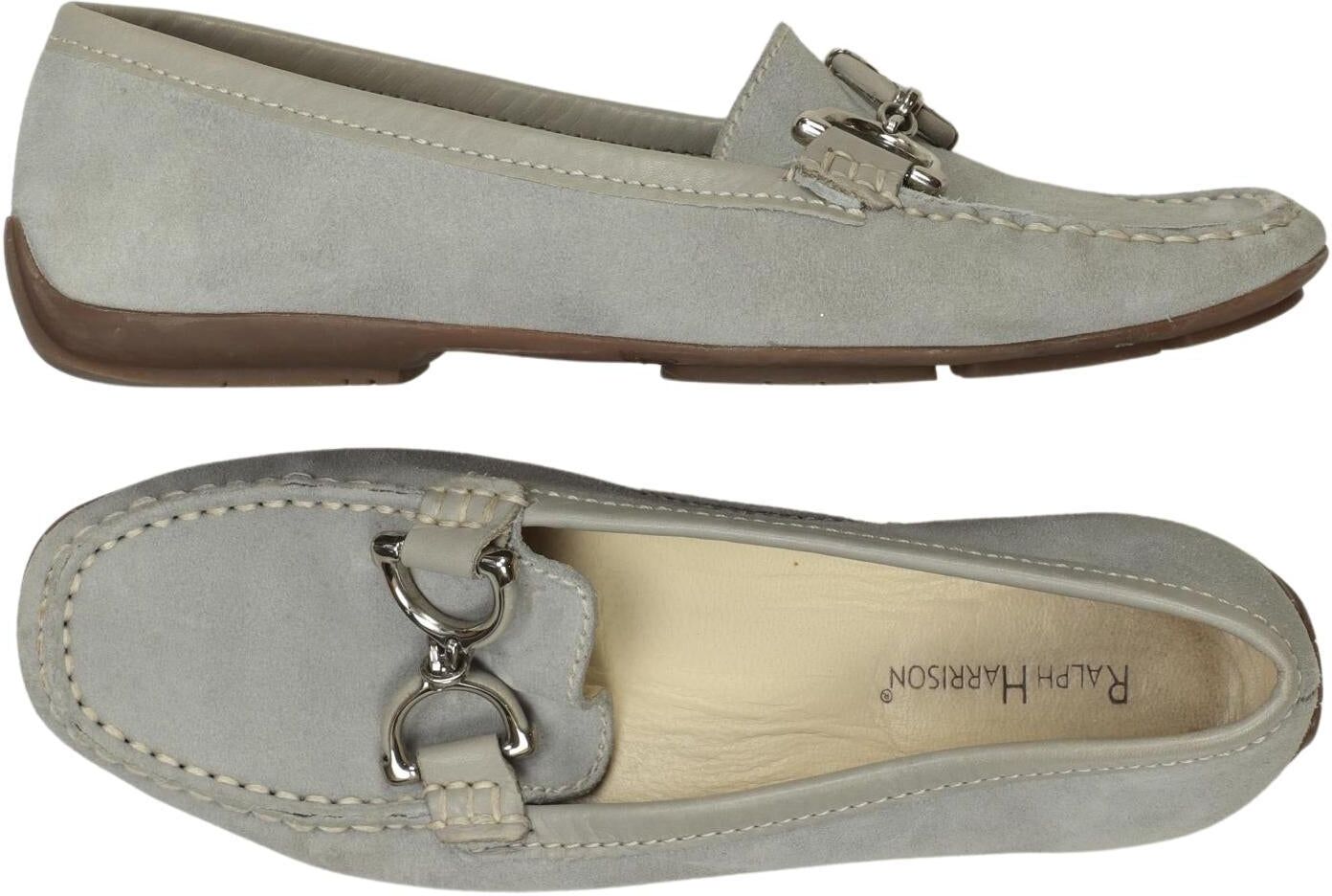 Ralph Harrison Damen Halbschuh, Grau, Gr. EU 37 (UK 4), Leder - Second Hand