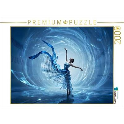 CALVENDO Puzzle Strömung aus Blau | 2000 Teile Lege-Größe 90x67cm Foto-Puzzle für glückliche Stunden
