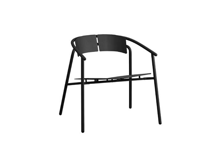 In-/Outdoor Design Loungesessel „Novo“ Schwarz AYTM