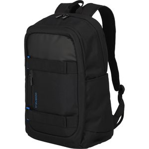 Travelite Rucksack Pathway Strap, 48 cm, mit Laptopfach, schwarz, Polyester, 28 Liter
