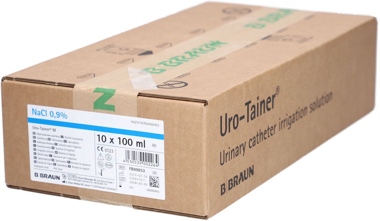 Braun URO Tainer M Natrium Chlorid Lösung 0,9% 10x100 ml