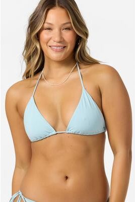 O'Neill s Saltwater Solids Venice Triangle Bikini Top in Stratosphere, Size Medium, Elastane/Polyamide