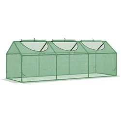 Outsunny - Gewächshaus - 180L x 60B x 60H cm - dunkelgrün