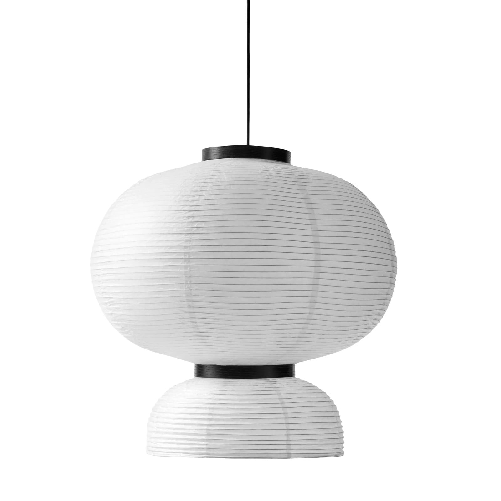 &Tradition Formakami JH5 hanglamp - Wit - Papier en Hout