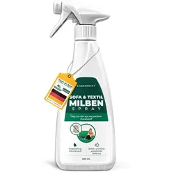 Silberkraft Milbenspray für Sofa & Textil – Anti Milben Spray gegen Hausstaubmilben für Couch, Sessel, Vorhang & Teppich – 500 ml