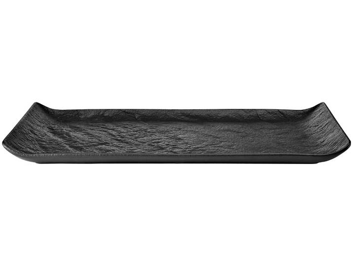 Platte quadratisch schwarz 30x21cm