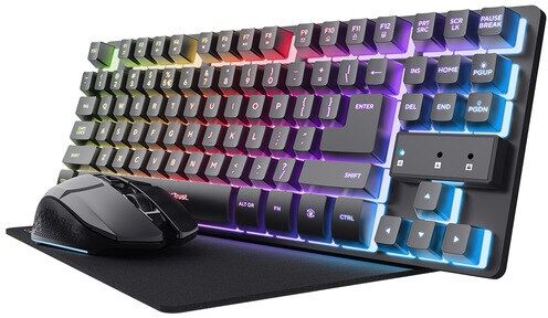 Trust Pack 3 en 1 Gaming GXT794 negro. Negro