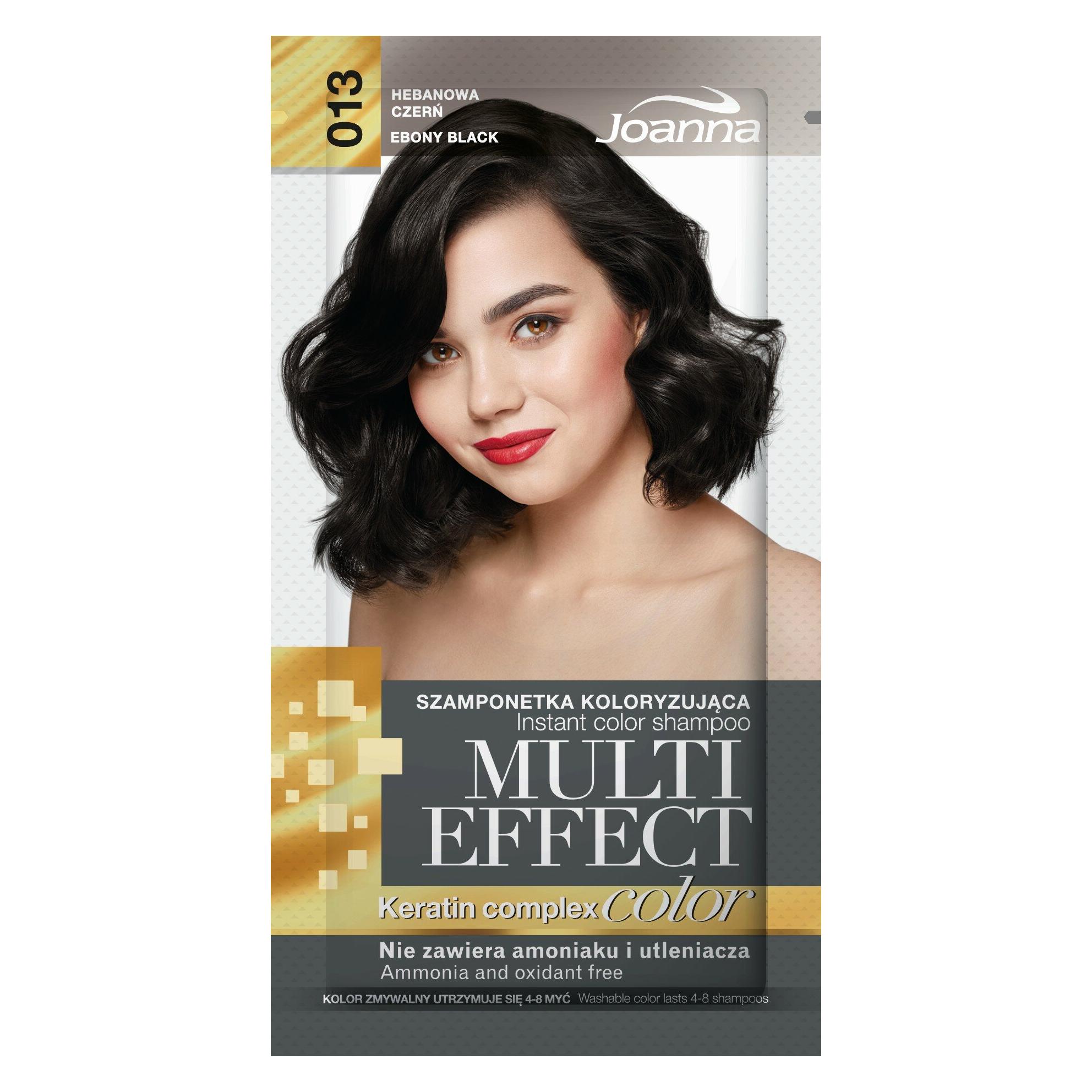 Joanna Multi Effect Keratin Complex Color Instant Color Shampoo 013 Ebonyack 35G (35 g) (33080491)