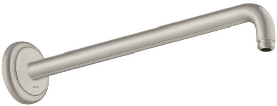 Hansgrohe Brausearm 27348800 389mm, 90Grad Winkel, Wandmontage, stainless steel optic