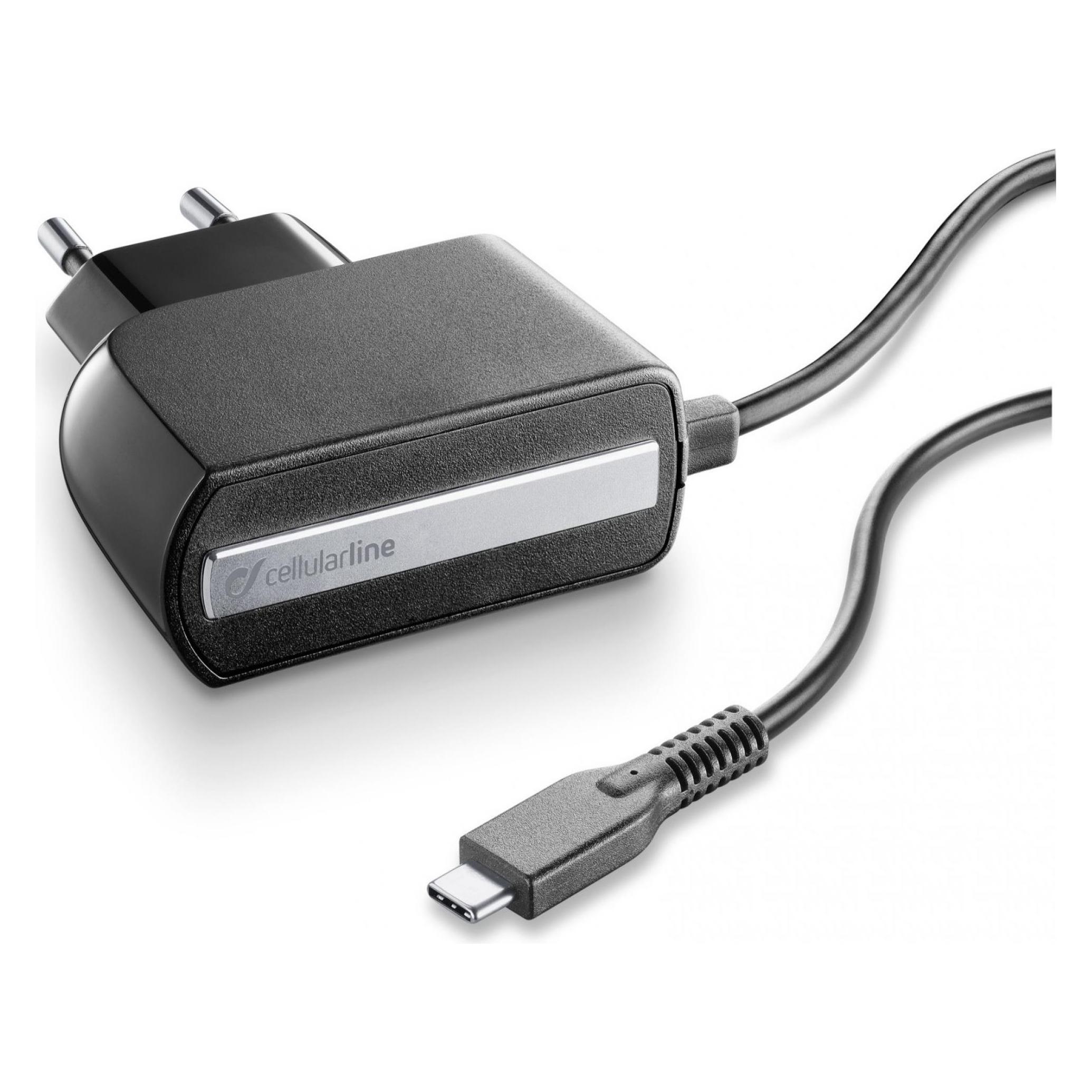 Cellularline Charger USB-C (10 W, 1 Port) (ACHTYPECK)
