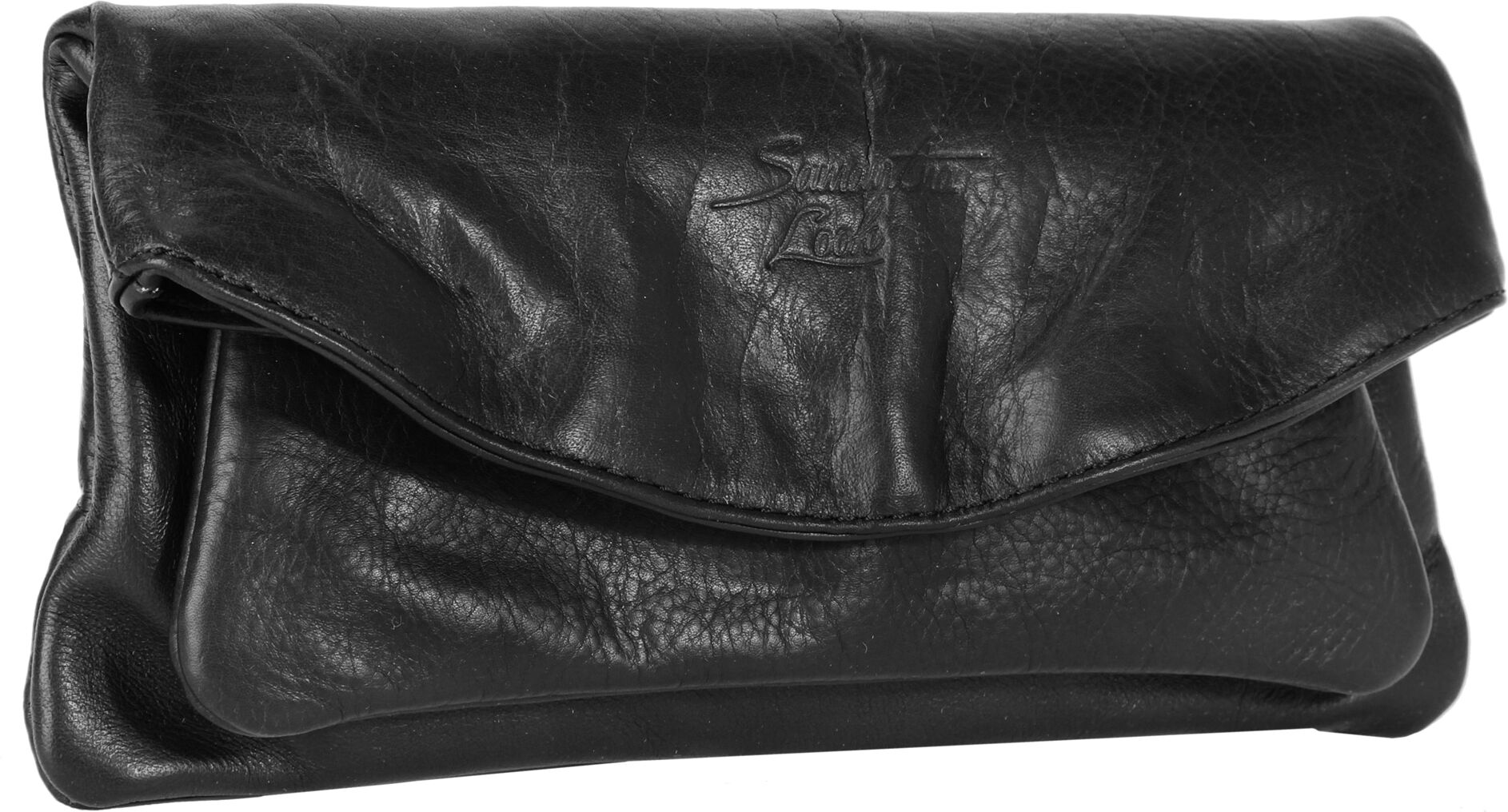 Abendtasche SAMANTHA LOOK "SAMANTHA LOOK Damen echt Leder, Made in Italy", Damen, Gr. B/H/T: 25cm x 12cm x 5cm onesize, schwarz, Leder, beschichtet, glänzend, Taschen Abendtasche, echt Leder, Made in Italy schwarz B/H/T: 25cm x 12cm x 5cm onesize