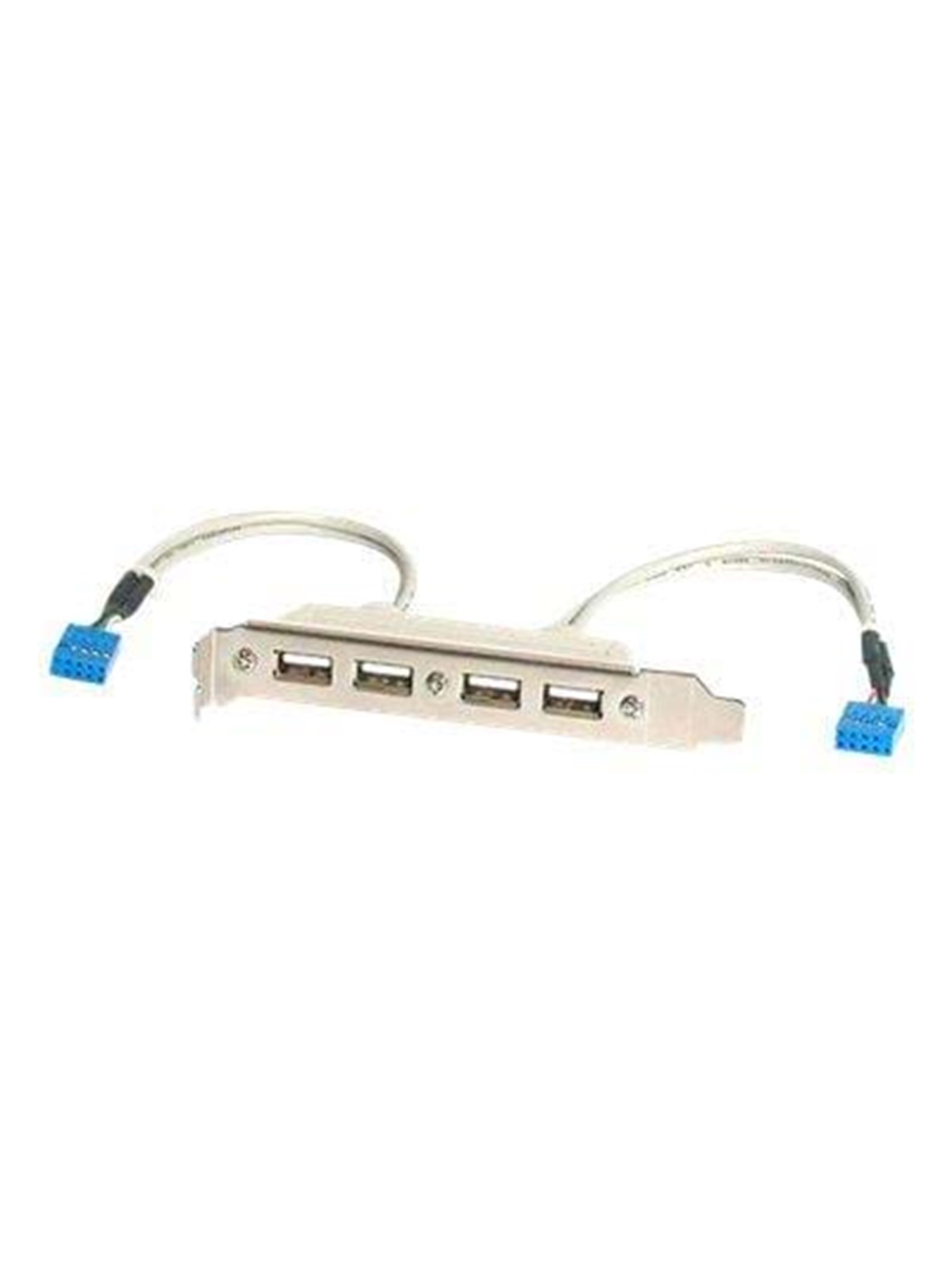 StarTech.com 4 Port USB A Female Slot Plate Adapter