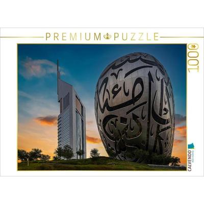 CALVENDO Puzzle Museum of The Future und Emirates Tower - Dubai | 1000 Teile Lege-Größe 64x48cm Foto-Puzzle für glückliche Stunden, Sonstige von ,