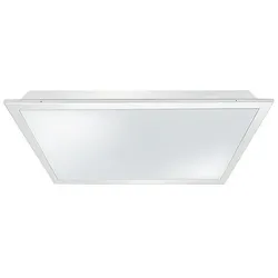 Esylux EQ10132377 LED-Deckeneinlegeleuchte mit opalem, mikroprismatischem Diffusor, Farbtemperatur ca. 4000 K (neutralweiß) CELINE-2 PNL 625 DDP OP