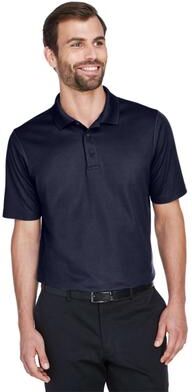 Devon & Jones DG20T Men's Tall CrownLux Performance Plaited Polo Shirt in Navy Blue size 3XLT   Cotton/Polyester Blend