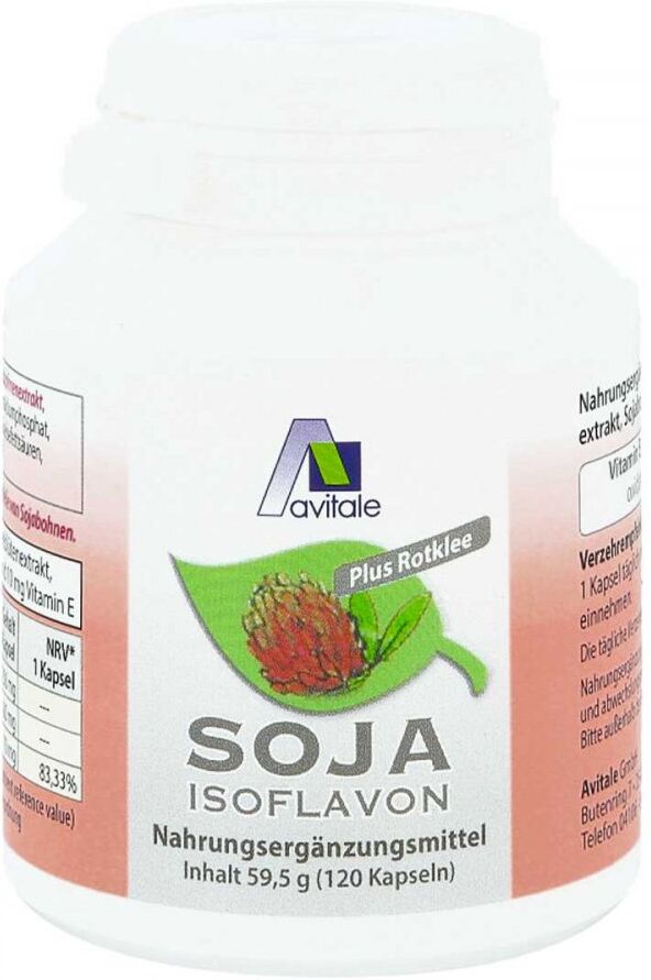 Avitale Soja Isoflavon Kapseln 60 mg + E
