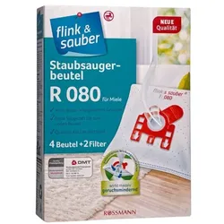 flink & sauber Staubsaugerbeutel R 080 weiß
