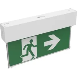 Csdk SL, Sicherheitskennzeichnung, Way out Fluchtwegleuchte 23m Lesereichweite, Wand/Decke, 3 Stunden Batterie, inkl. Piktogramm (4 Stü