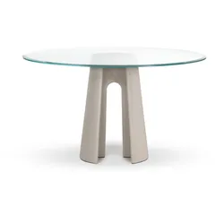 Magis Ancora Tisch, Ø 130 cm, klarglas