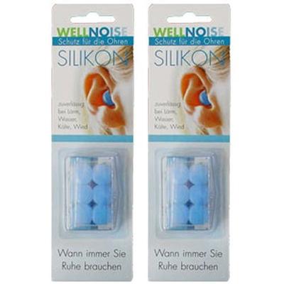 Wellnoise Ohrenstopfen blau Blister 2x 2x3x2 St