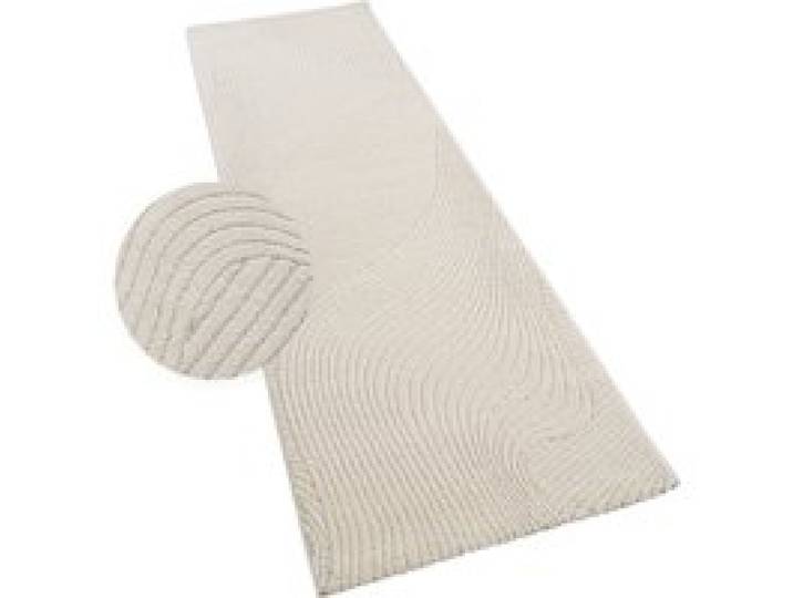 Tapis moderne Aurora crème 80x250 cm